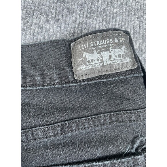 Levi's Jeans Women's 8 Black Cropped Baggy Loose Fit Pants - Picture 6 of 11